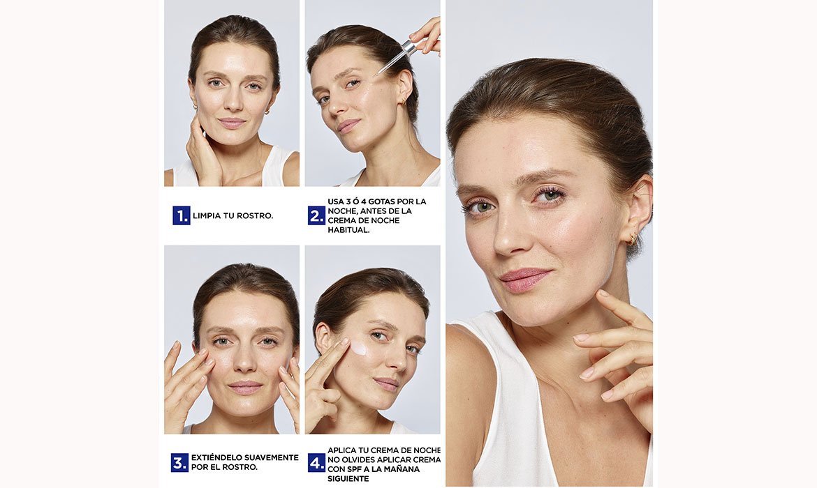 El retinol es uno de los ingredientes más eficaces que existen actualmente para retrasar el envejecimiento de la piel. Ponlo a prueba para hacer frente al síndrome text neck con el sérum nocturno con retinol puro de Revitalift Laser de L’Oréal Paris.